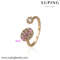 14639 Fashion jewelry ring women's 2 gram 18k gold zircon stone finger rings design